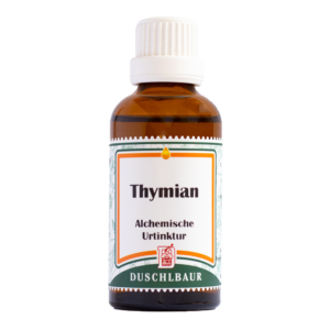 Thymian Tinktur Essenz Kraeutertropfen Bronchien Schleimloesung Husten Bakterien Viren Blutdruck