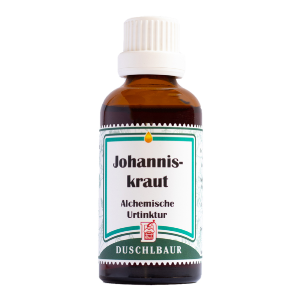 Johanniskraut Tinktur Essenz Kraeutertroopfen Depression Stress Unruhe Verstimmung Heilmittel