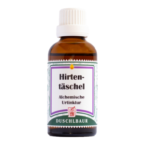 Hirtentaeschel Tinktur Essenz Kraeutertropfen Regel Monatsblutung Nasenbluten Milchfluss