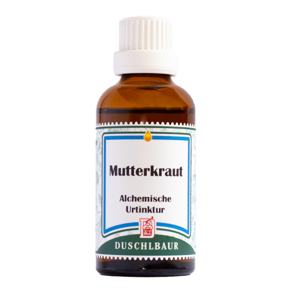 Mutterkraut Tinktur Essenz Kraeutertropfen Migraene Menstruation Blutstillend Heilmittel